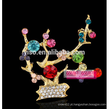 China tradicional inverno doce broche de cristal de flores